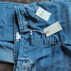 NWT- Good American POWER STRETCH PULL-ON FLARE JEANS | INDIGO490